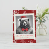 Papa Bear Carte de Noël (Debout devant)