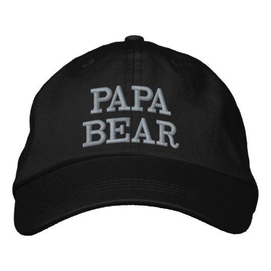 Papa Bear Casquette | Don du jour du père (Devant)
