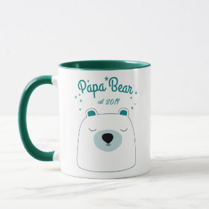 Papa Bear est Tasse personnalisée Cadeau nouveau p