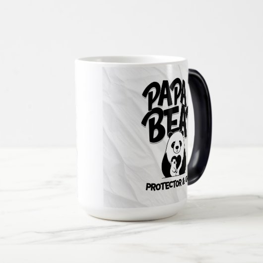 Papa Bear Mug – Protector & Guide Panda Design  (Devant droit)
