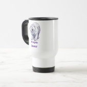 Papa Bear Ours Polaire Voyage Mug (Devant gauche)
