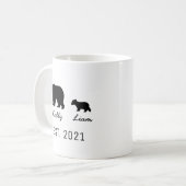 Papa Bear personnalisée et Bear Mug (Devant gauche)
