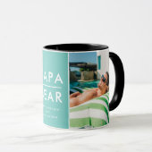 Papa Bear Photo Mug | Cadeau de la fête du Père (Devant droit)