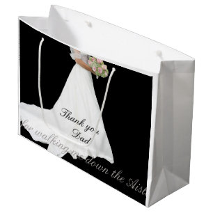 Papa-Bedankt voor het aflopen van Aisle Large Cadeauzakje