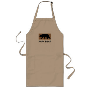 Papa Beer Apron voor papa of Papa Lang Schort