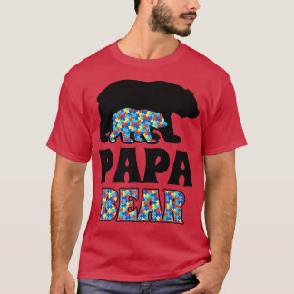 Papa Beer Autism Awareness Premium T-shirt