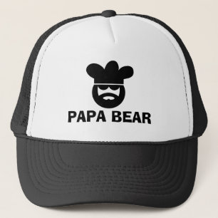 Papa beer BBQ hoed voor mannen Trucker Pet