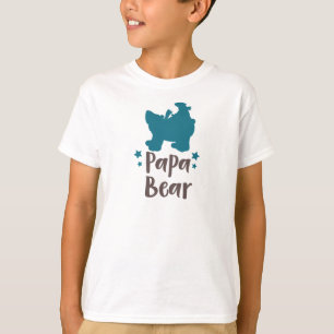 Papa-Beer, Beer-krab, Beer met stutten, klein Beer T-shirt
