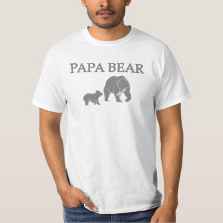 "Papa Beer" Beer Vissende T-Shirt met Welp