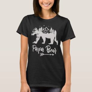 Papa Beer Best Dad Fathers Day Vader Pop Mannen T-shirt