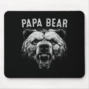 Papa Beer Beste Idee Vaderdag Grappige Beer Cadeau Muismat