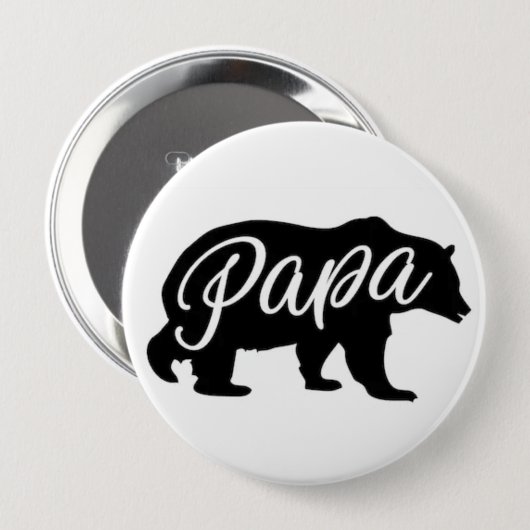 Papa Beer Button (Voorkant /achterkant)