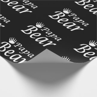 Papa Beer cadeauomslag voor vader, grootvader, pap Cadeaupapier