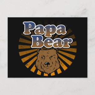 Papa Beer, Cool Fathers Day look Briefkaart