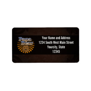 Papa Beer, Cool Fathers Day  look Etiket