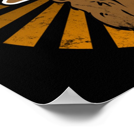 Papa Beer, Cool Fathers Day  look Poster (Hoek)