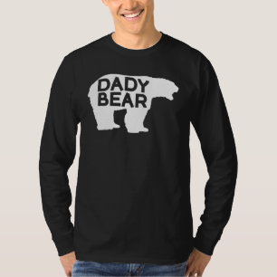 Papa Beer Cubs Familie vader Kinder Twins Animal F T-shirt