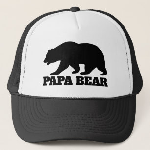 Papa beer, dief silhouette, hoed voor mannen trucker pet