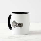 Papa Beer Draag Logo Mok (Voorkant links)