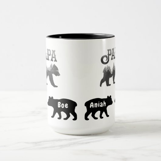 Papa-Beer en Mok koffie (Midden)