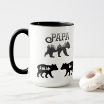 Papa-Beer en Mok koffie