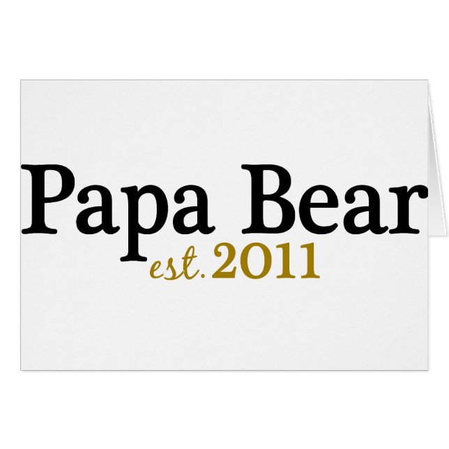 Papa Beer est 2011 (Voorkant Horizontaal)