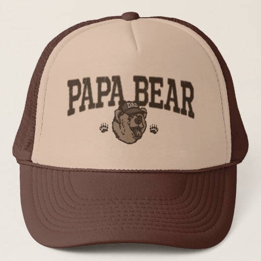 Papa Beer Gift Ideeën voor papa Trucker Pet (Voorkant)
