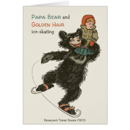 Papa Beer & Golden Hair CC0470 Fairytale kaart