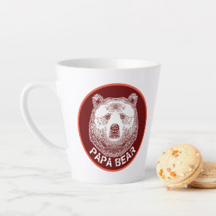 Papa-Beer, handtekening illustratie Latte Mok