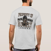 Papa Beer Hockey van Mudge Studios T-shirt (Achterkant)