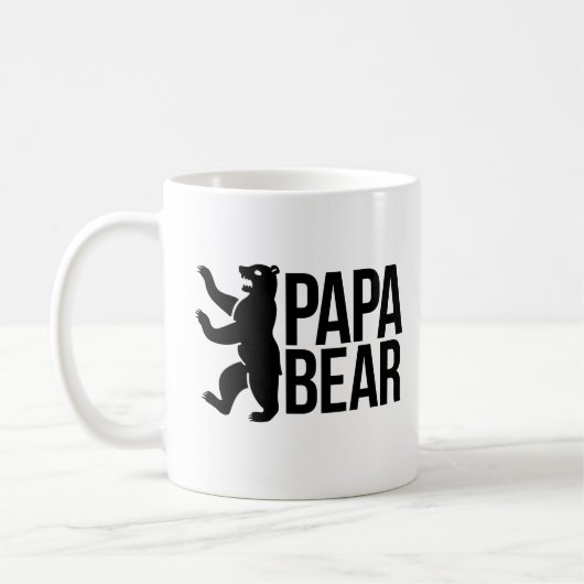 Papa beer koffiemok (Links)