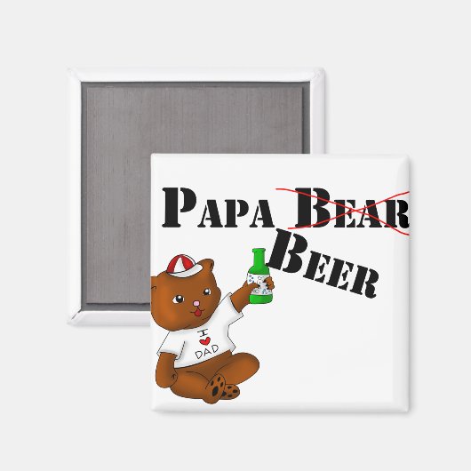 Papa Beer Magnet (Recto/Verso)