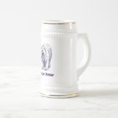 Papa Beer Polar Beer Stein Bierpul (Voorkant rechts)