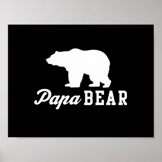 Papa Beer Poster (Voorkant)