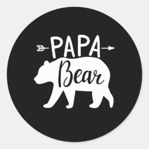 Papa Beer Ronde Sticker