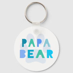 Papa beer sleutelhanger