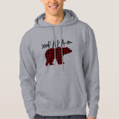 Papa Beer Sweatshirt Lumberjack Red Pset (Voorkant)