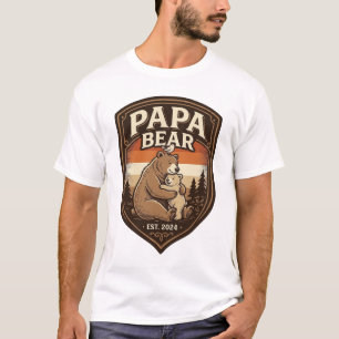 Papa Beer Vintage Gravure Beer Shirt Ontwerp_1