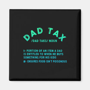 Papa Belasting Definitie Mannen Grappig Vaderdag 9 Magneet