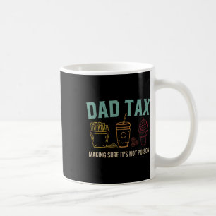 Papa belasting om ervoor te zorgen dat het geen ve koffiemok