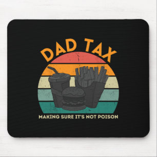 Papa belasting om ervoor te zorgen dat het geen ve muismat