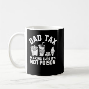 Papa belasting om ervoor te zorgen dat het niet gi koffiemok