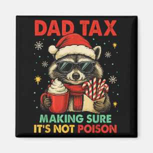 Papa Belasting Zorg Dat Het Niet Giftige Wasbeer K Magneet