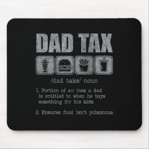 Papa Belastingdefinitie Grappig Papa Belastinggrap Muismat