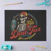 Papa Belastingdienst zorgt ervoor dat het geen gif Tissuepapier (Craft)