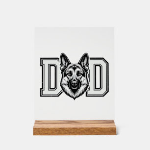Papa Berger Allemand Vintage Vector Design de T-sh