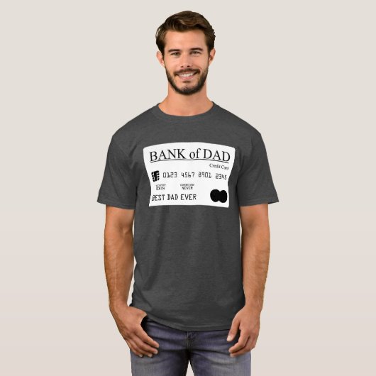 Papa beste vader vaders dag cadeau t-shirt (Voorkant volledig)