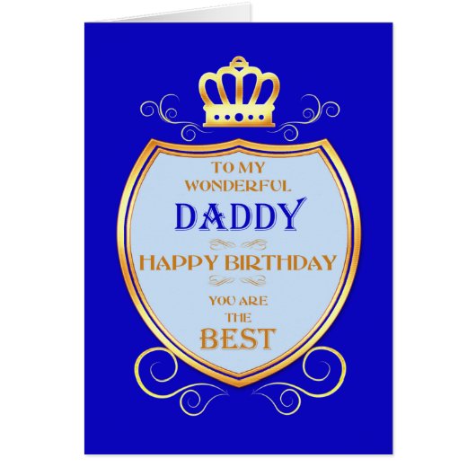 Papa Birthday with Shield (Devant)