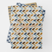 Papa Birthday Wrapping Paper Flat Sheet Set 3 (In situ)