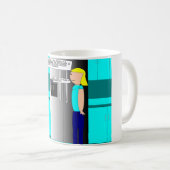 Papa blague mug (Devant droit)